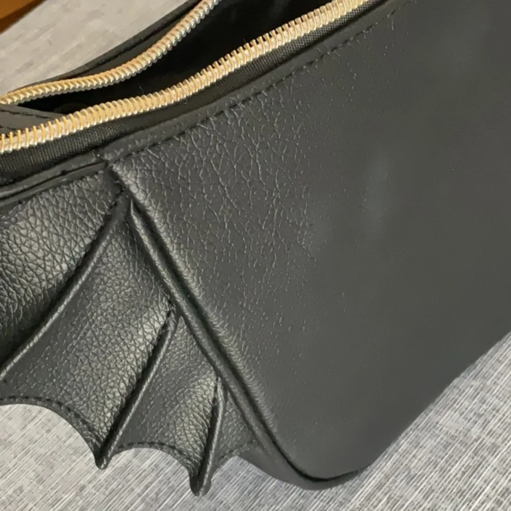 Jeffree Star Bat Wing Cosmetics Bag Case Black Red Limited Edition